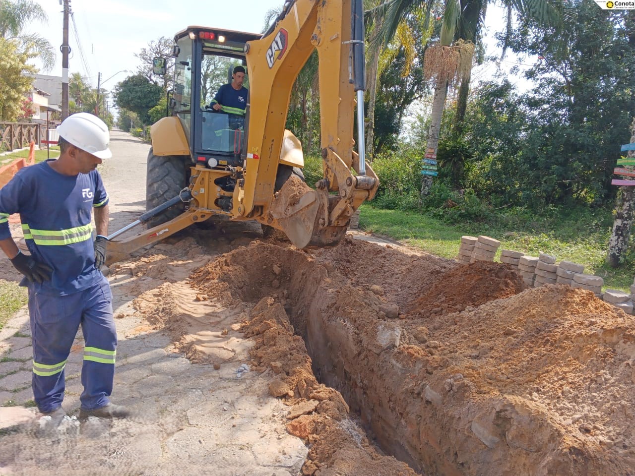 Águas de São Francisco do Sul divulga cronograma de obras da rede de esgoto para o período que vai até o dia 29 de novembro