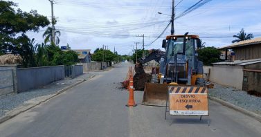 Cronograma de obras de saneamento da Águas de São Francisco do Sul segue até o dia 28