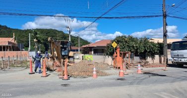 Obras de saneamento reforçam qualidade de vida na região das praias em São Francisco do Sul